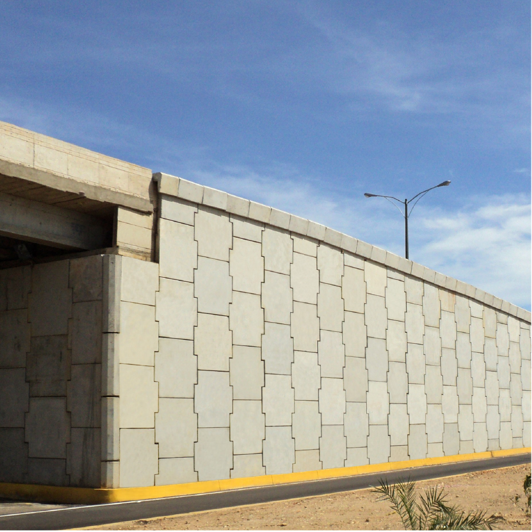 Modeltex : Concrete Interlock Wall