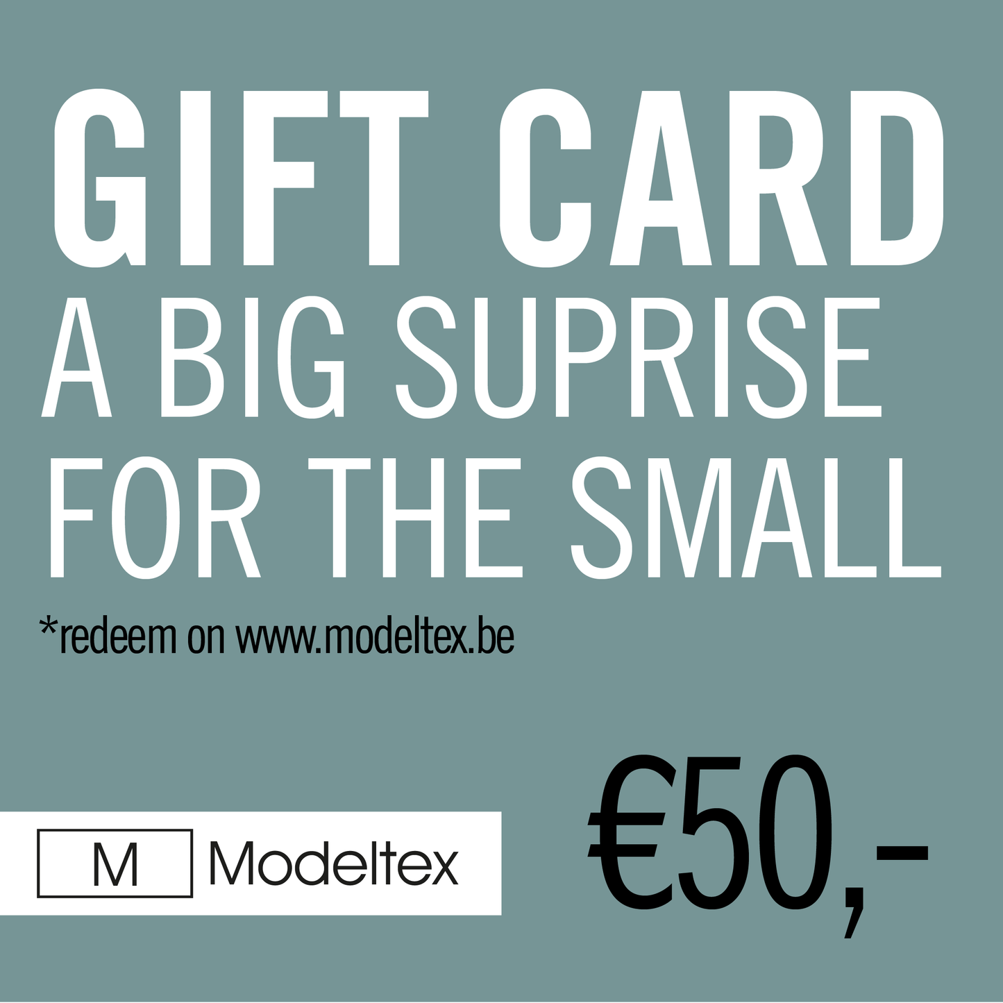 Modeltex e-Gift Card
