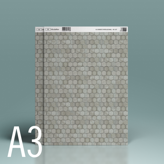 Modeltex : Concrete Interlock Wall