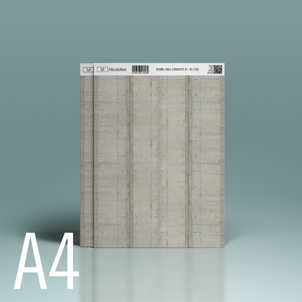 Modeltex : Tunnel wall - Concrete 01