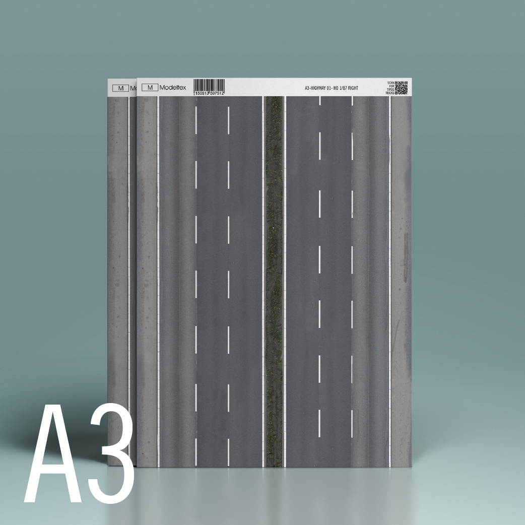 Modeltex : Highway 01 - Right (RHT)
