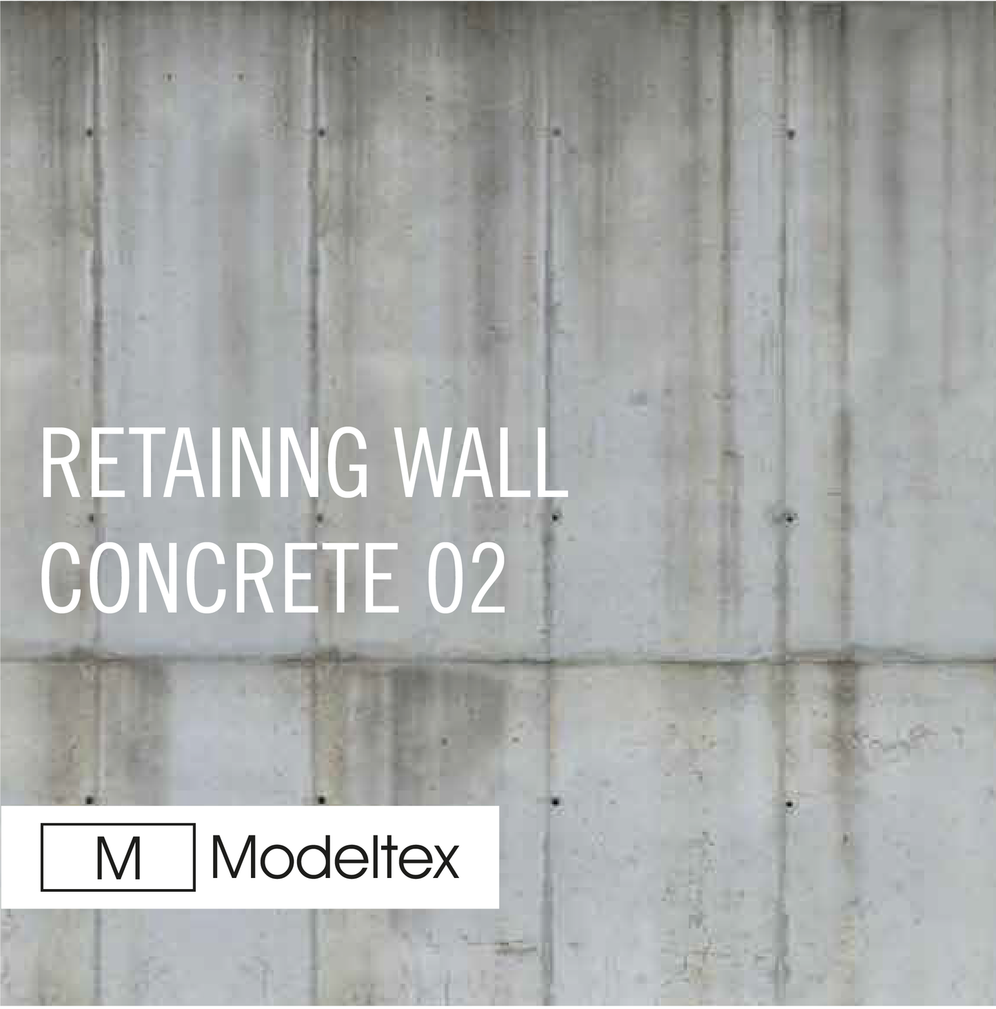 Modeltex : Retaining Wall Concrete 02