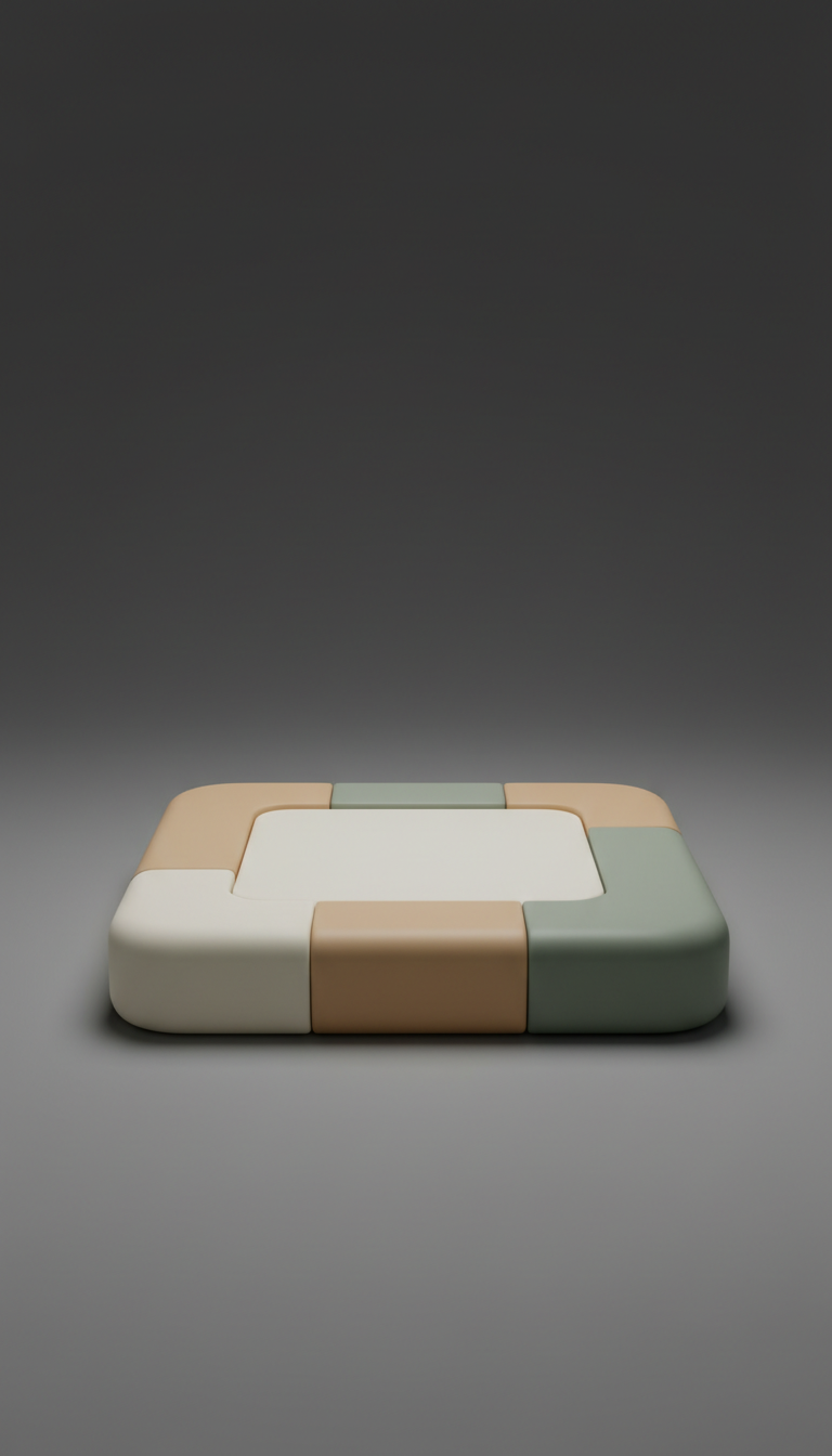 Porcelain Acrylic Modular Base